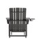 Flash Furniture Gray Adirondack Chairs with Ottoman-Cupholder, 2PK 2-LE-HMP-1045-110-GY-GG - alternate 3